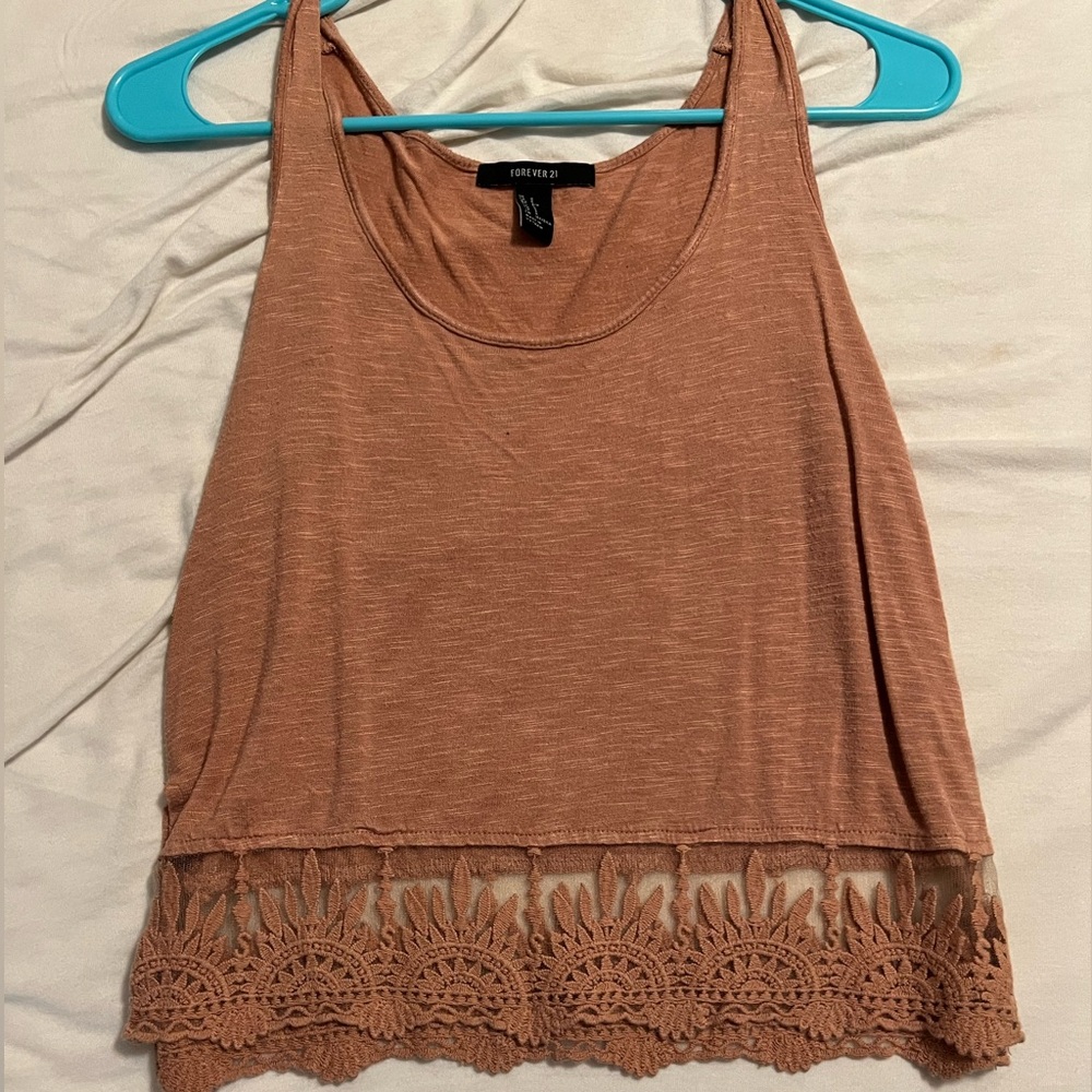 Forever 21 cropped tank size small